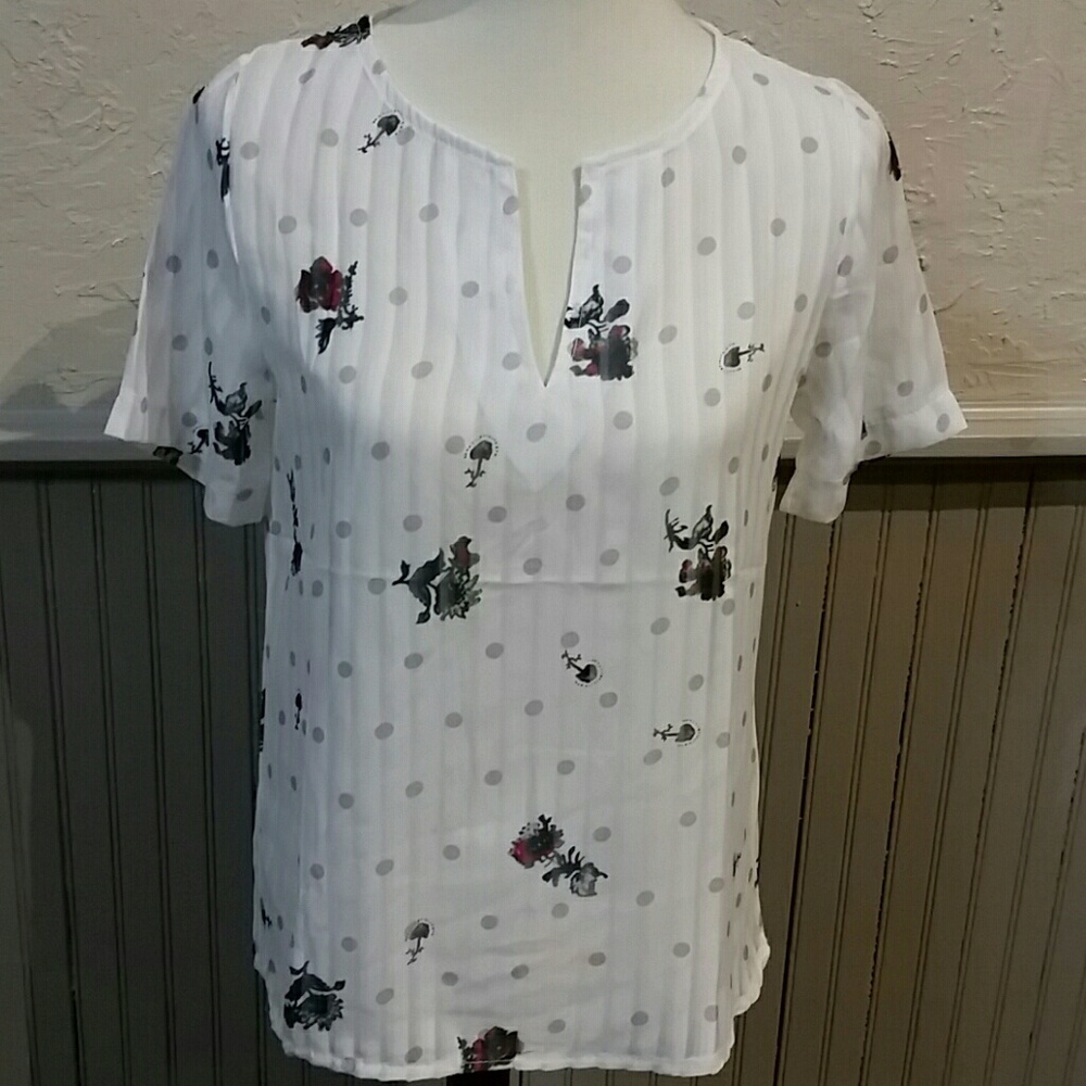 SIMPLE SHEER BLOUSE